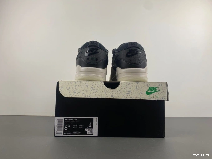 Light Air Jordan  Bone”  4 “Black FQ7939-001 RM 0911